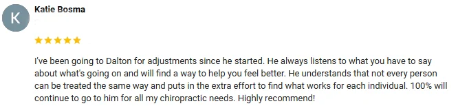 Chiropractic Spirit Lake IA Katie Testimonial Chiropractic Spirit Lake IA Katie Testimonial